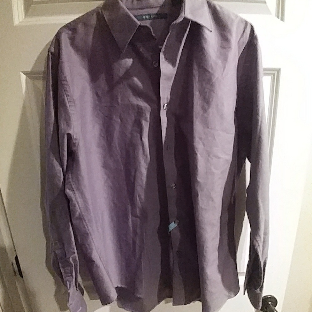 Perry Ellis Purple Dress Shirt